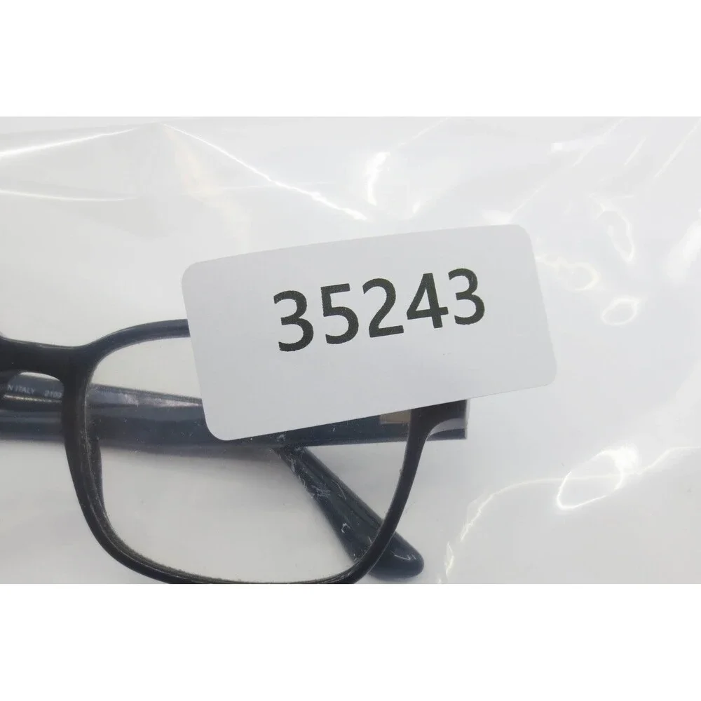 Salvatore Ferragamo SF2859 001 Mens Black Rectangular Eyeglass Frame Italy 53-16